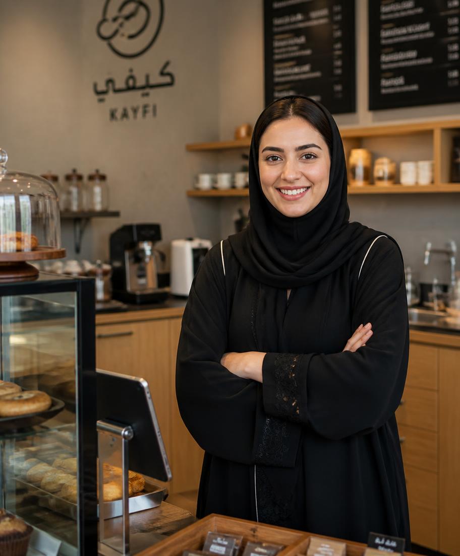 صاحبة مشروع صغير